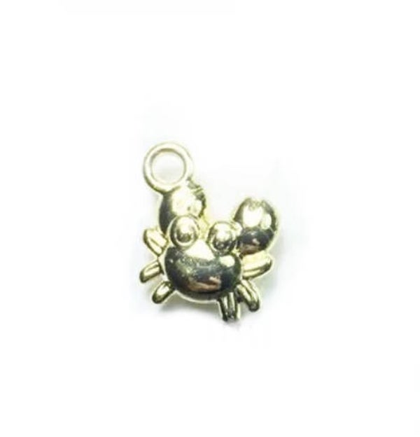 Bedel 3D krab goud. 10mm