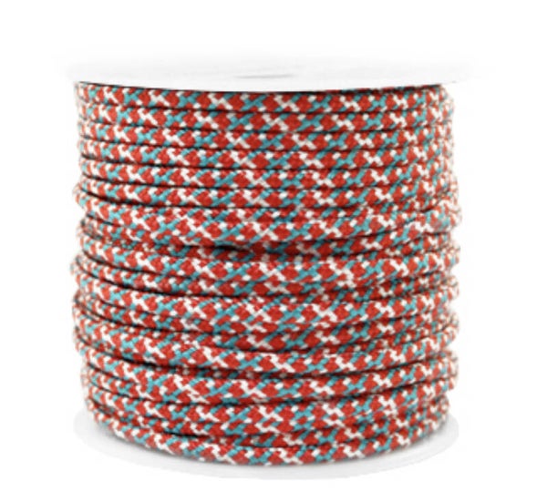 Maritiem koord Red blue 2mm