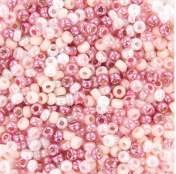 Miyuki 11/0 2mm cotton candy pink 11-mix83