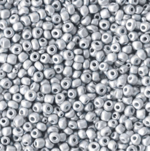 Rocailles 2mm Metallic Silver