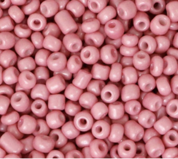 Rocailles 8/0 3mm camellia pink 