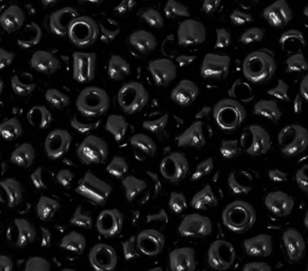 Rocailles 8/0 3mm black