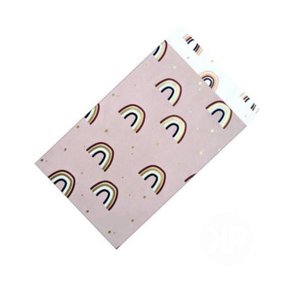 Cadeauzakjes over the Rainbow Winter pink