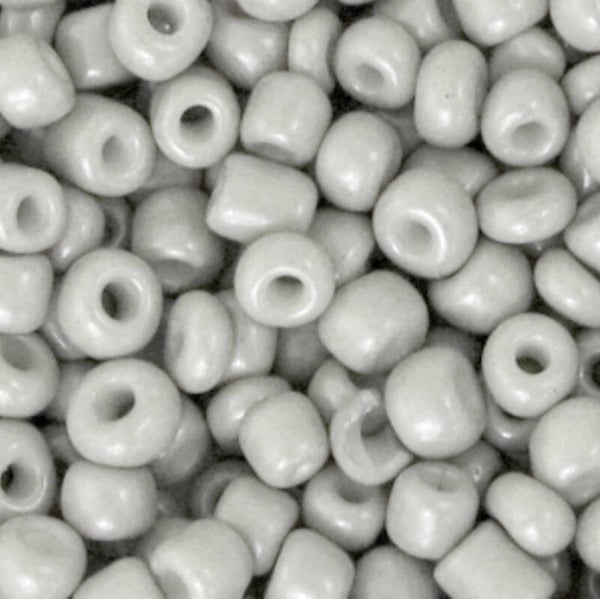 Rocailles 4mm Light silk grey
