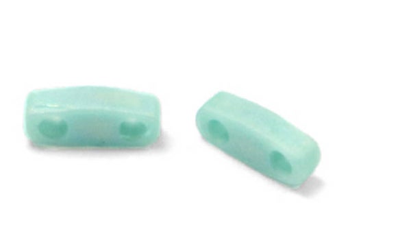 Miyuki kralen 5x1,2mm quarter tila opaque matte ab turqoise green