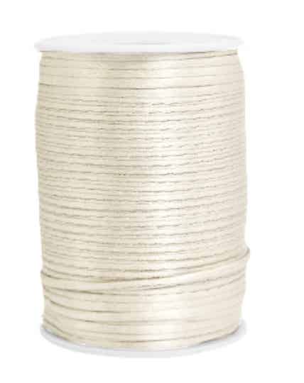 Satijn koord 2,5mm off White