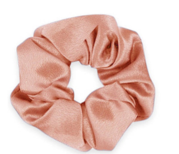 Scrunchie Silky Flirty Flamingo Pink