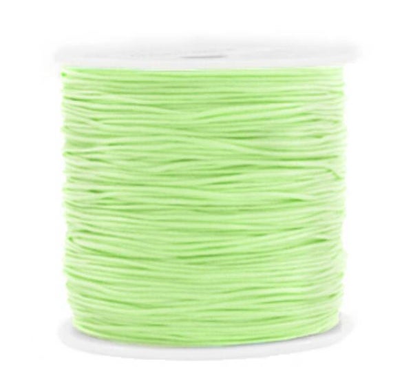 Macramé draad 0.8mm Mint green