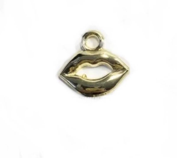 Bedel hanger mond goud.