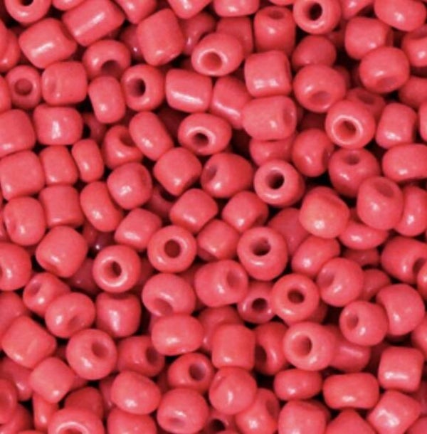 Rocailles 8/0 (3mm) Azalea red