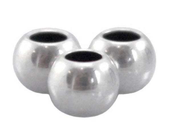 DQ kralen ball zilver 