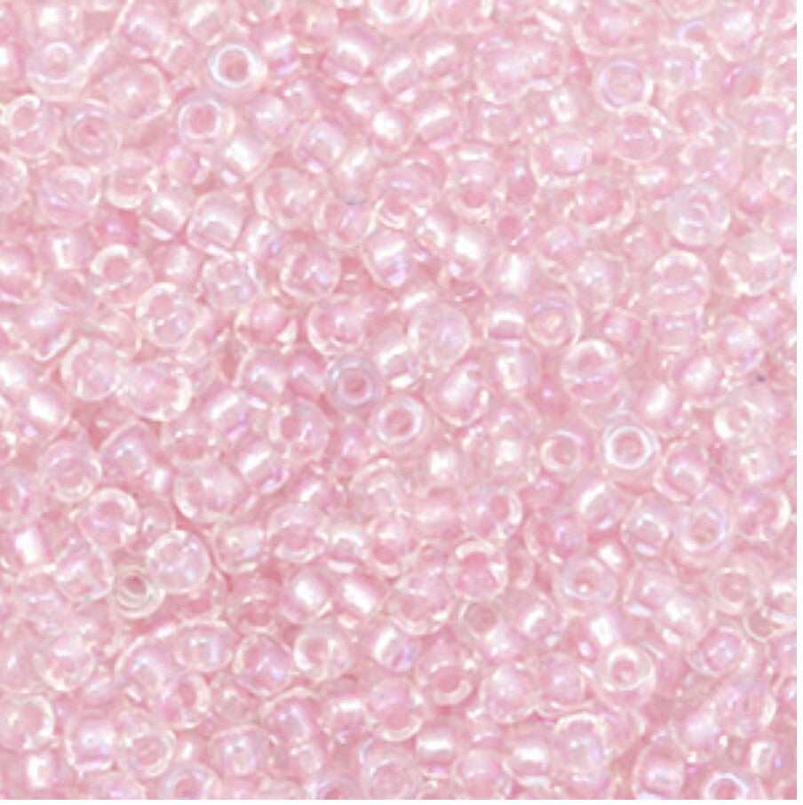 Miyuki 11/0 2mm fancy lined soft pink 11-3639