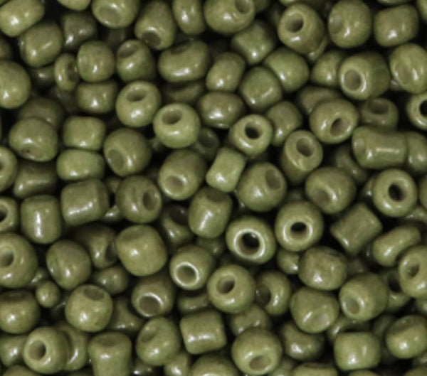 Rocailles 8/0 3mm Sage green