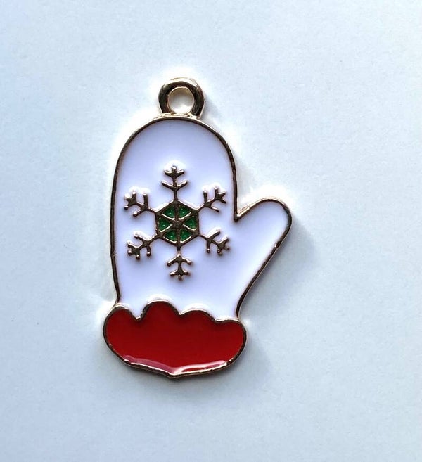 Kerst bedel handschoen