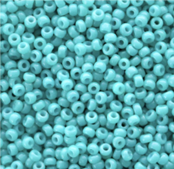 Miyuki rocailles 11/0 2mm duracoat opaque underwater blue