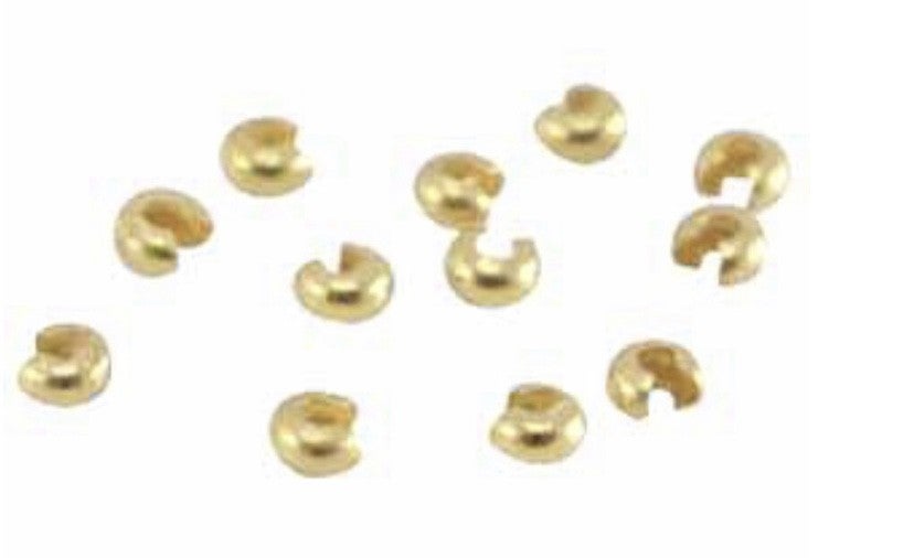 knijpkraal verberger 4mm goud. 