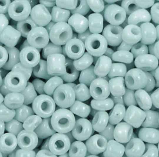 Rocailles 4mm Haze Blue.
