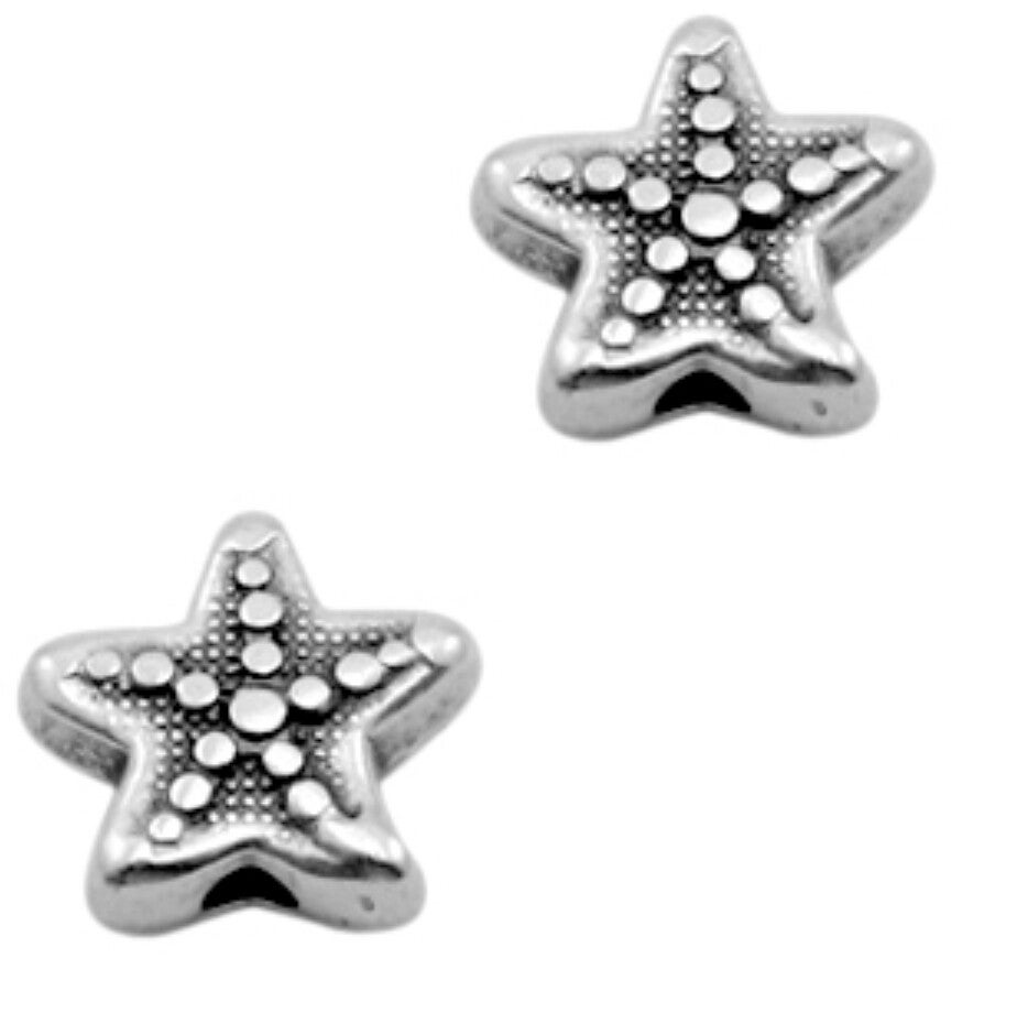 DQ kralen zeester zilver 11x10 mm 