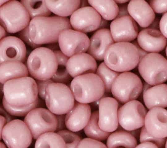 Rocailles 6/0 4mm Camelia pink