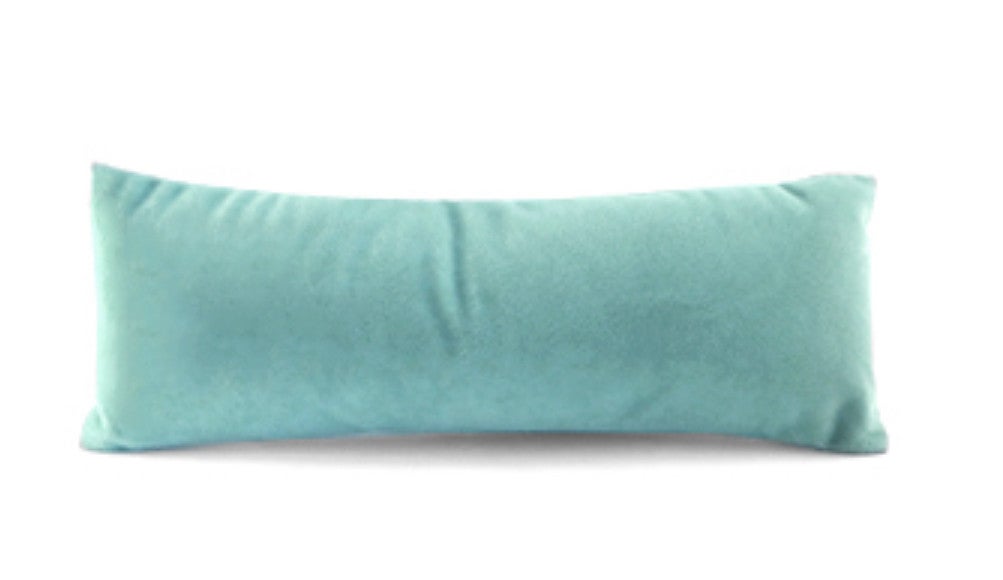 Sieraden display armbanden kussentje velvet aqua blue