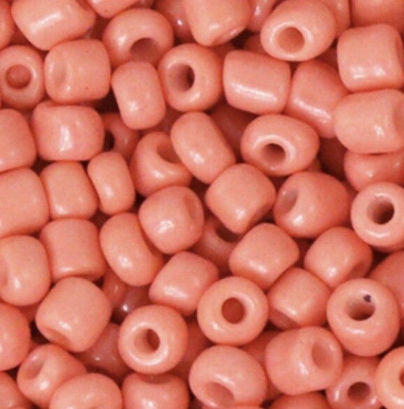 Rocailles 4mm Camelia Peach.