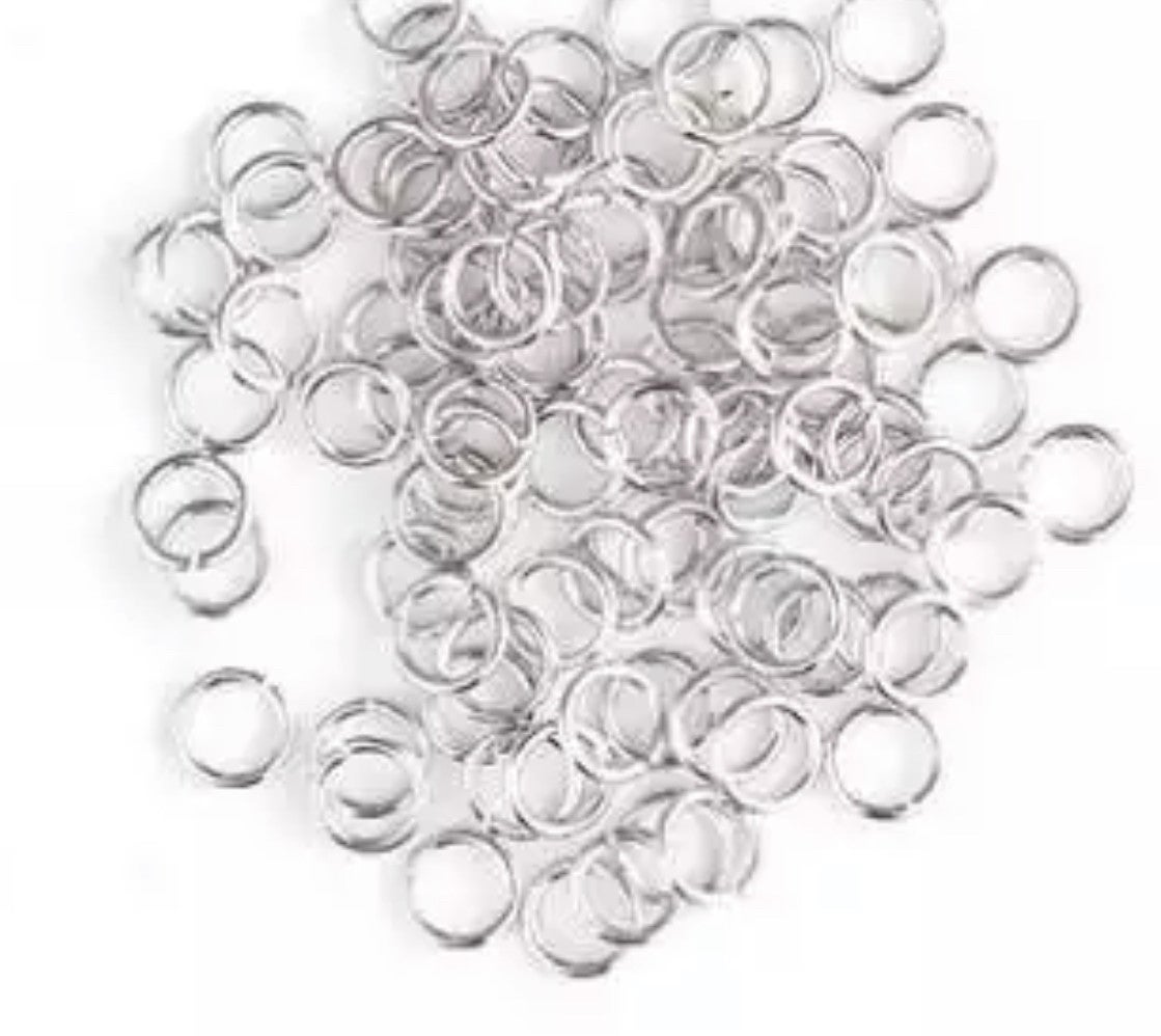 Buigringen 3 mm zilver 75 stuks 