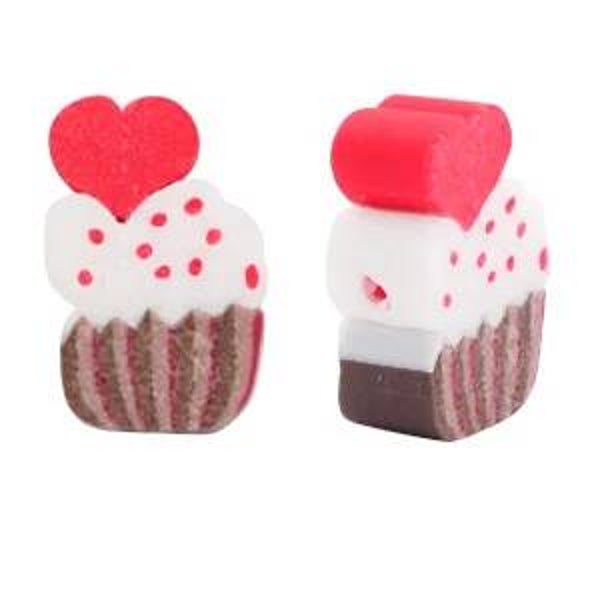 Polymeer kralen cupcake