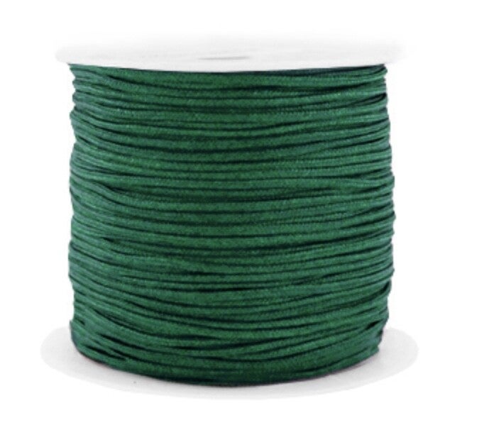 Macramé draad 1.5mm Dark green