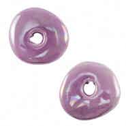 Keramiek donut lavender purple