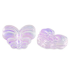 Acryl kralen butterfly purple
