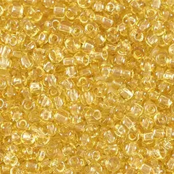 Rocailles Transparant Golden 2mm