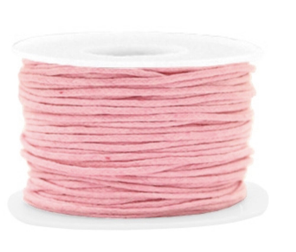 Waxkoord pink 1,5 mm 