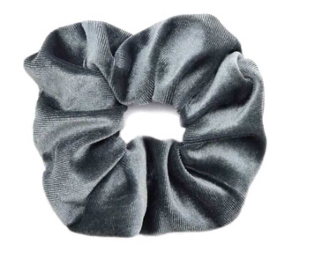 Scrunchie Velvet Grey