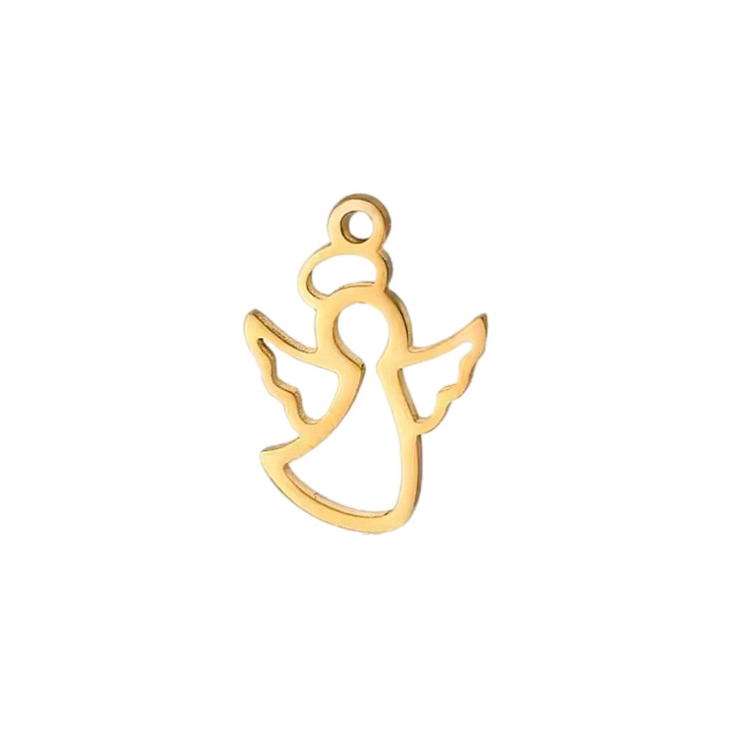 Bedel/hanger stainless steel Engel goud