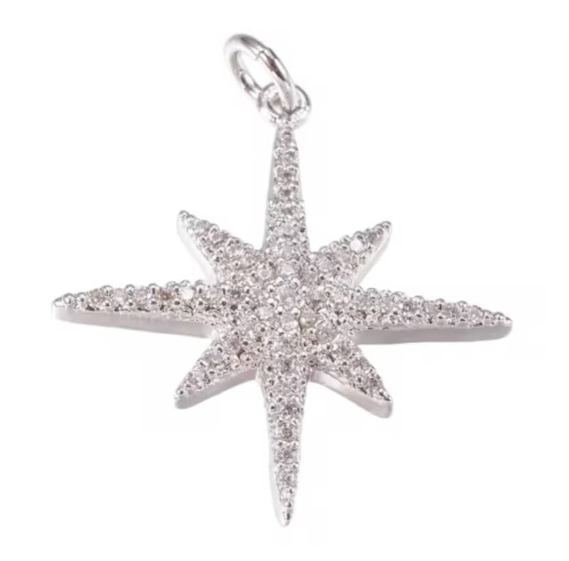 Zirkonia bedel infinity star zilver