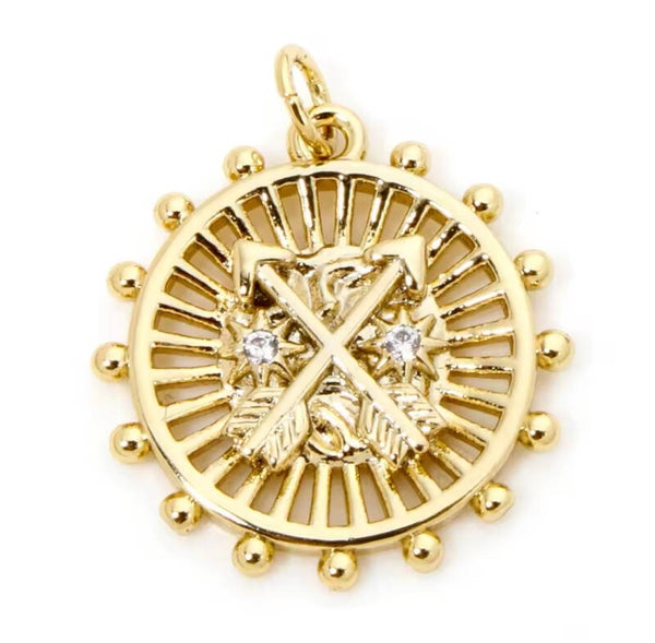 Zirkonia bedel arrows Goud