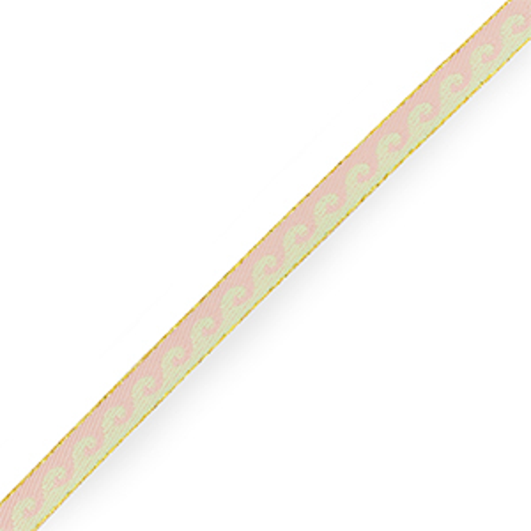 Text lint waves Pastel green-Pastel pink
