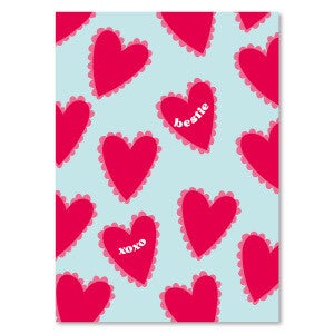 Kaartje “ Bestie XOXO”