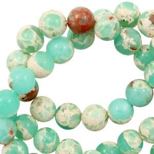 Natuursteen kralen 4mm turquoise green