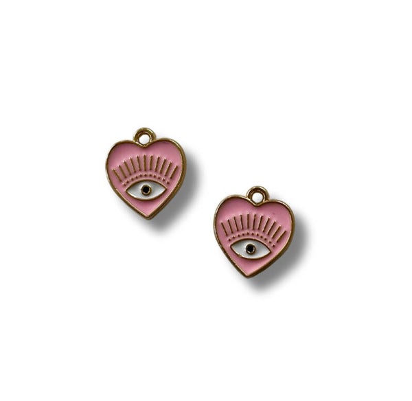 Bedel/hanger Heart lucky eye