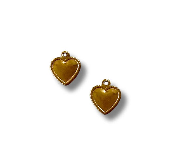 Bedel/hanger stainless steel small heart