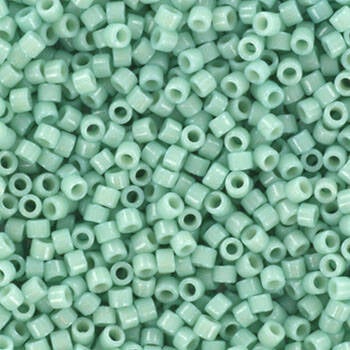Miyuki delica’s 11/0 duracoat opaque dyed mint aqua DB-2356