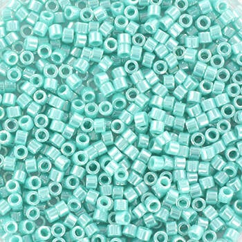 Miyuki delica’s 11/0 opaque luster sea opal DB-1136