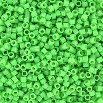 Miyuki delica’s 11/0 duracoat opaque dyed fiji green DB-2126