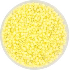 Miyuki delica’s 11/0 duracoat opaque dyed light lemon ice DB-2101