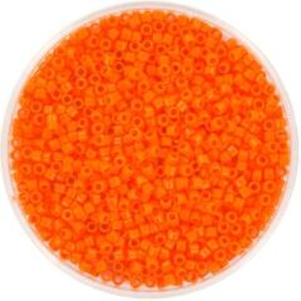 Miyuki delica’s 11/0 opaque mandarin