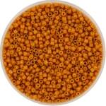 Miyuki delica’s 11/0 opaque dyed pumpkin DV-653