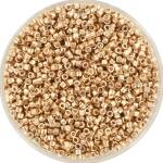 Miyuki delica’s 11/0 galvanized champagne DB-433