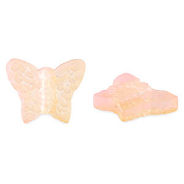 Acryl kralen butterfly soft orange