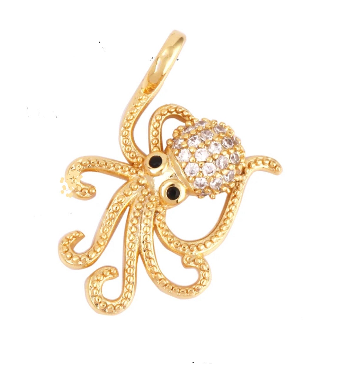 Zirkonia bedel octopus Goud